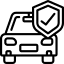 Icono seguro de vehículo